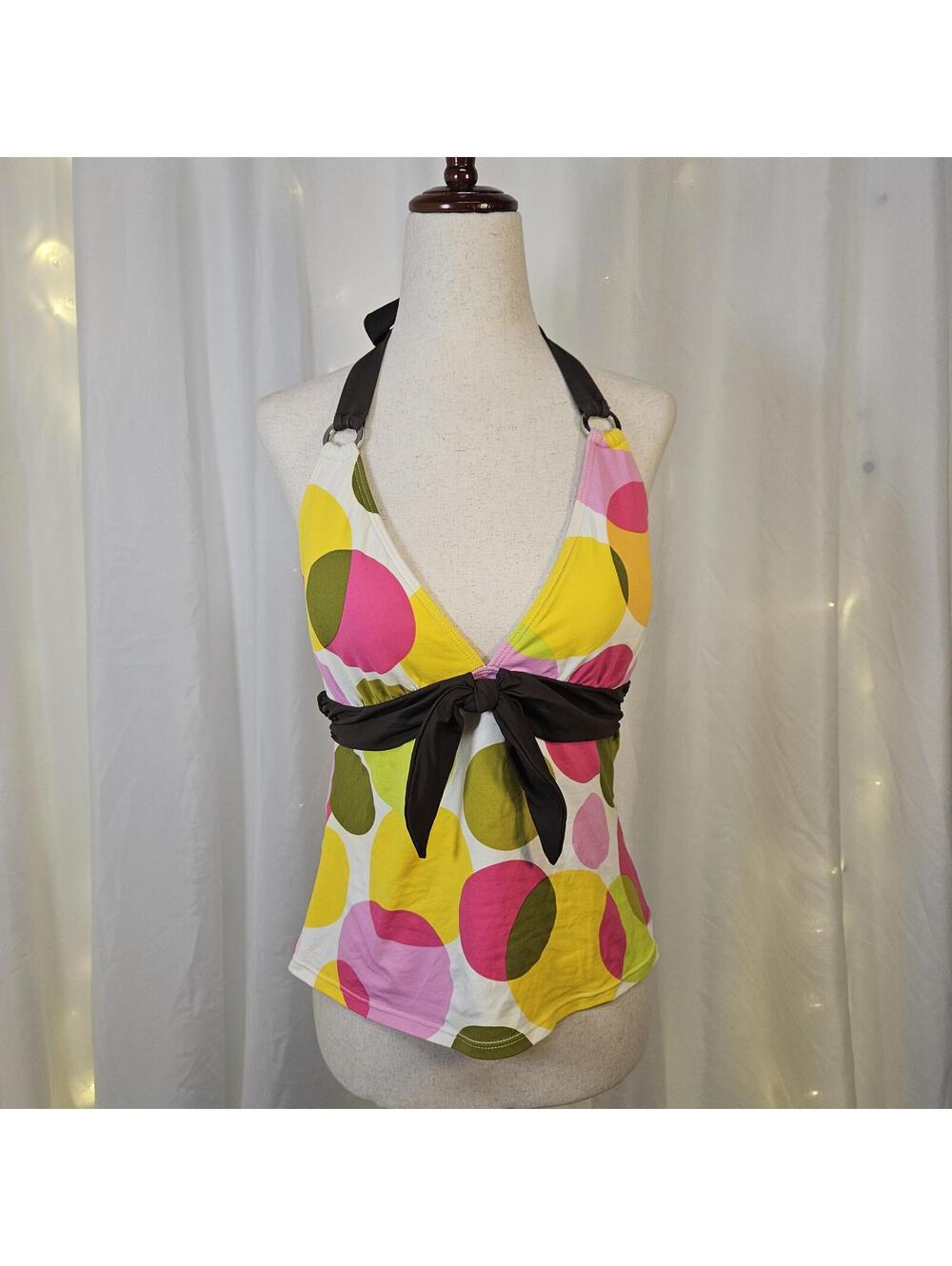 Y2k La blanca swim tankini top size 10